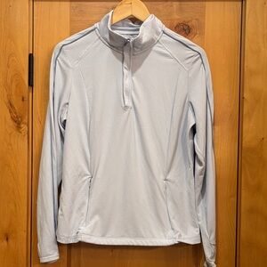 Women’s Light blue Quarter-Zip Pullover